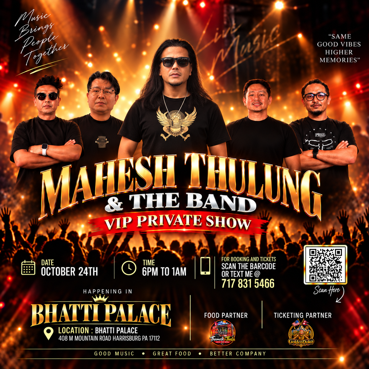 Mahesh Thulung & Band — flyer